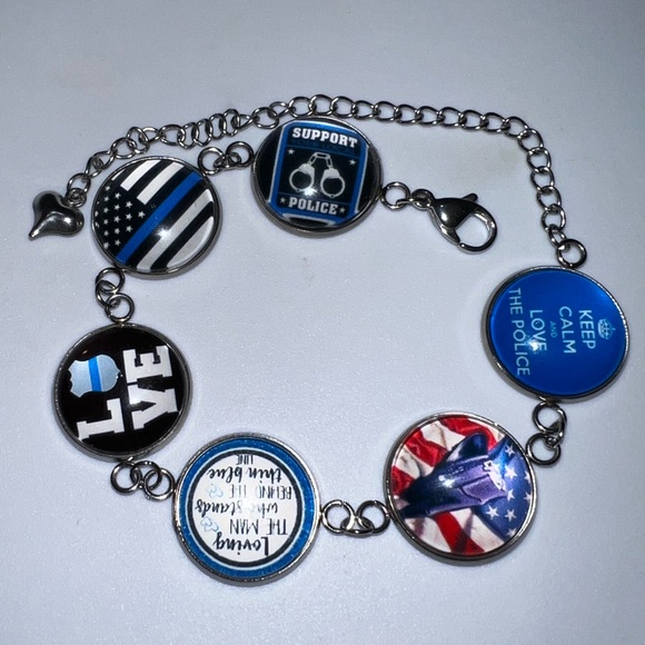 $8 Law Enforcement Bracelet. New. Stainless Steel. $8 if bundled - Picture 9 of 11